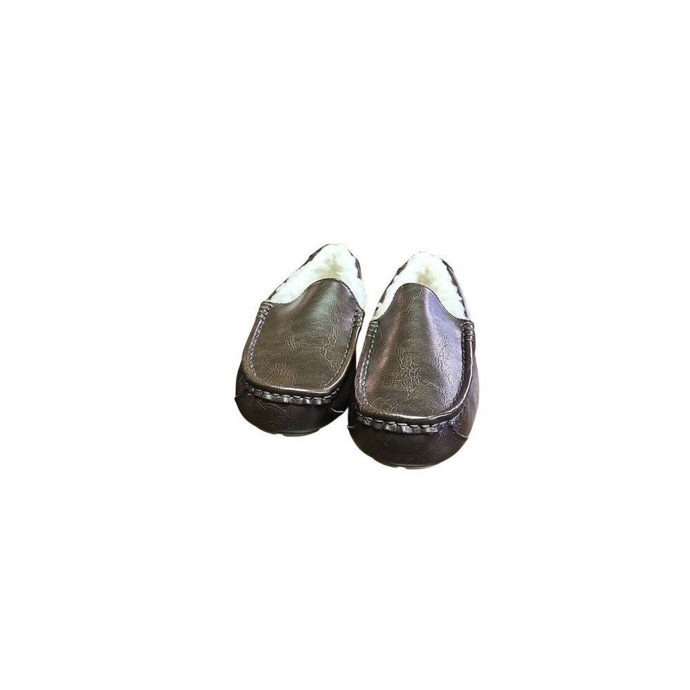 Koolaburra by UGG Tipton Slipper Mens Sz 7 Brown  Suede Faux Fur New‎